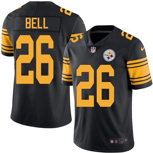 Nike Steelers #26 Le'Veon Bell Black Men's Stitched NFL Limited Rush Jersey
